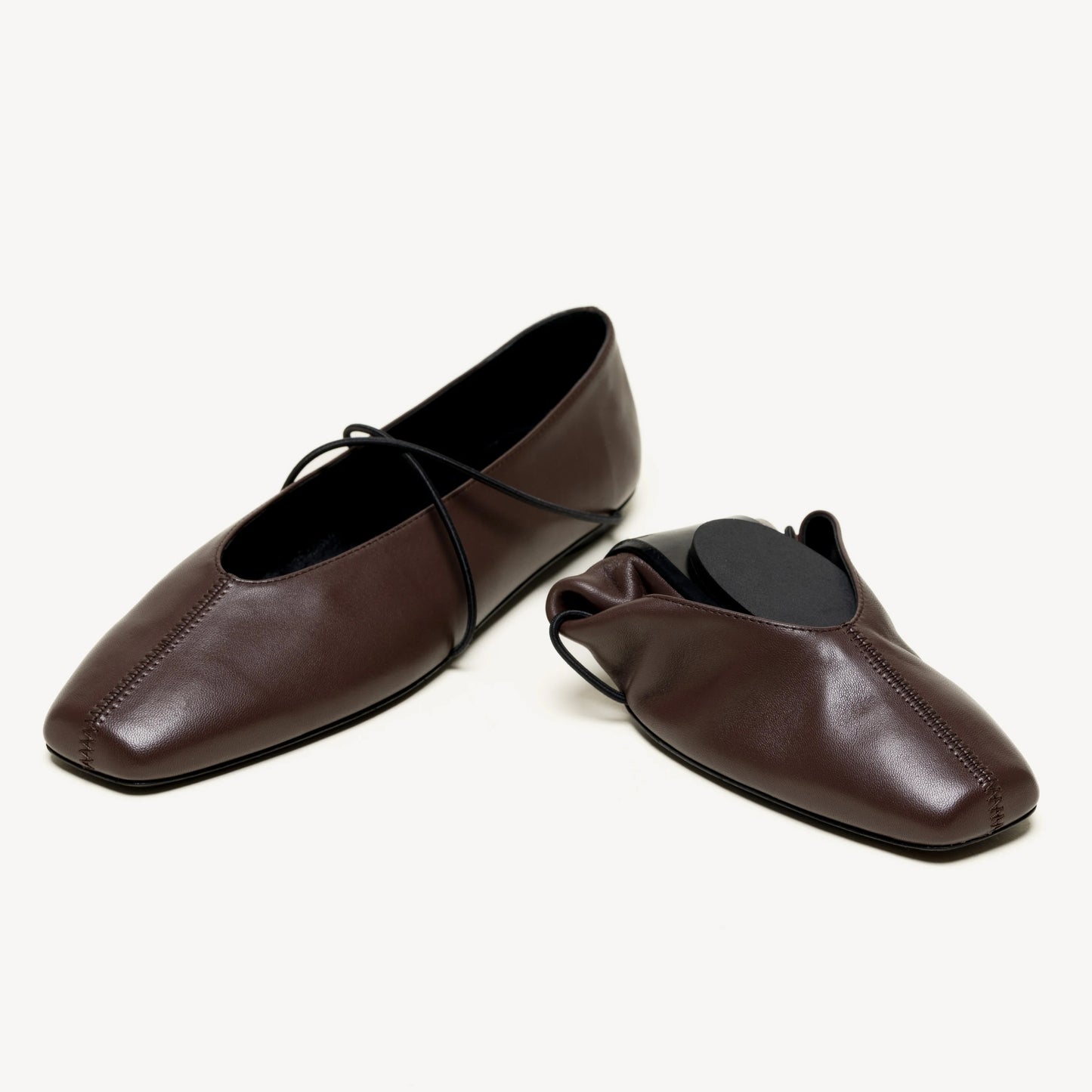 Women's Cross Elastic Leather Shoes