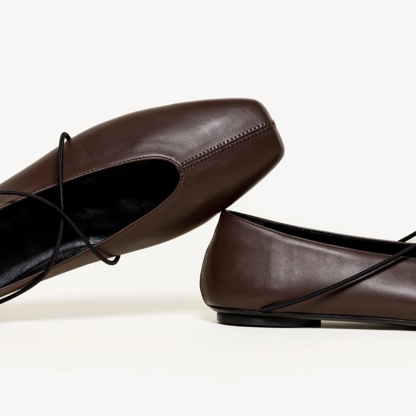 Women's Cross Elastic Leather Shoes