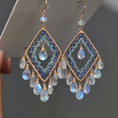 Diamond Drop Diamond Earrings