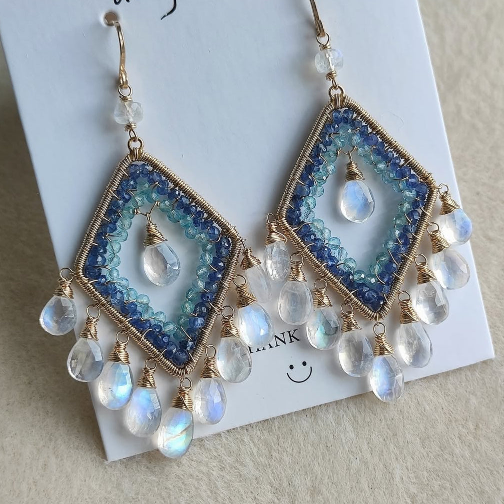 Diamond Drop Diamond Earrings