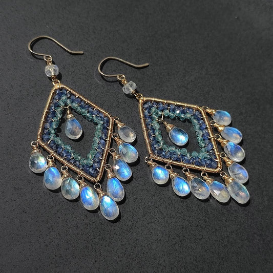 Diamond Drop Diamond Earrings