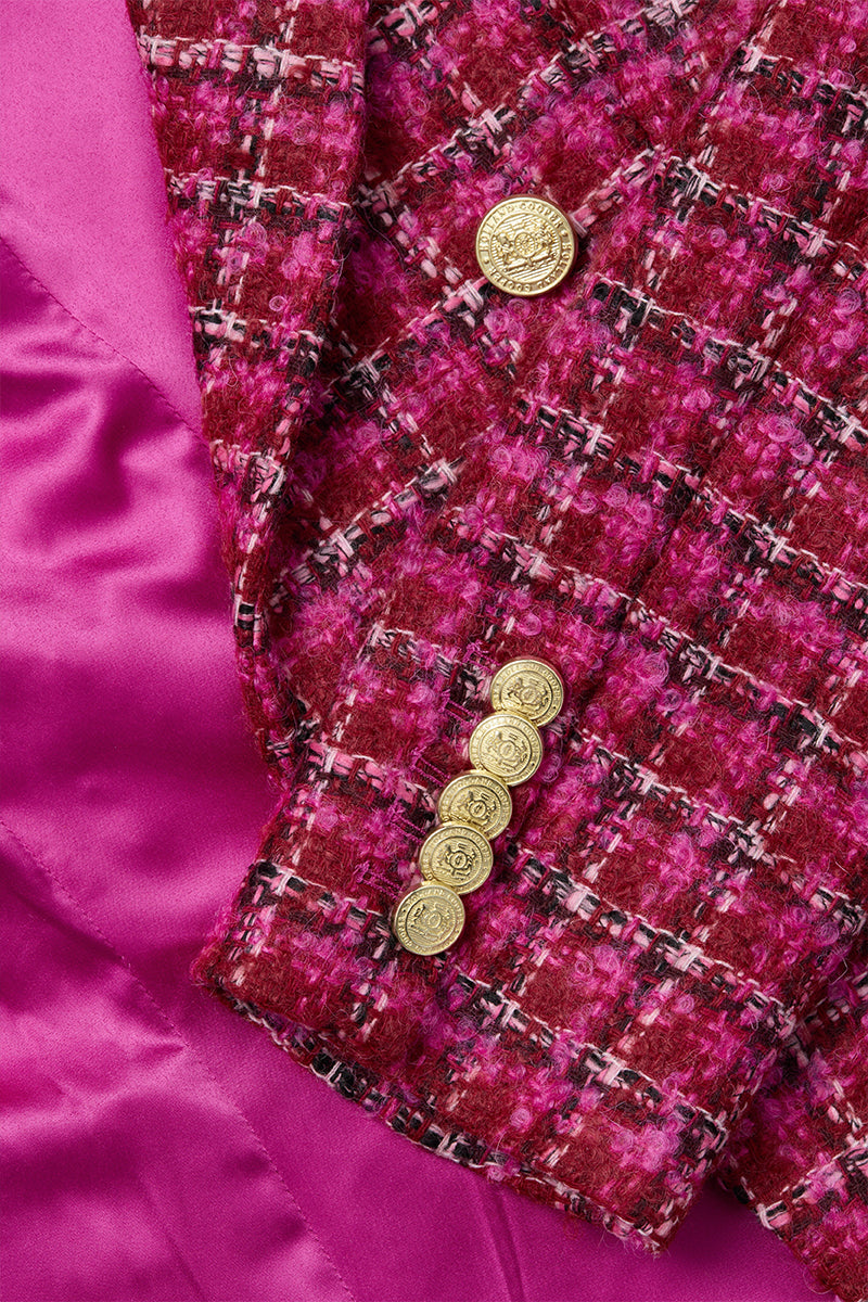 Vintage Plaid Blazer