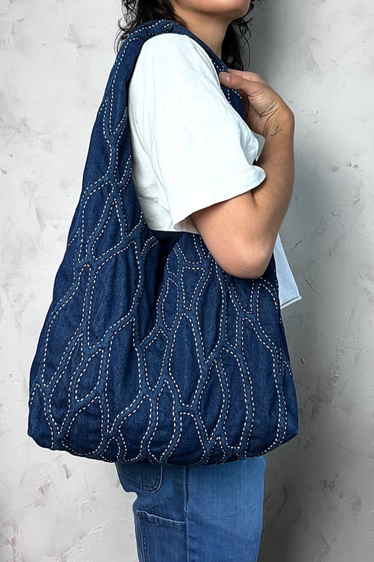 Denim Shoulder Bag