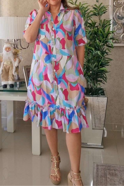 Heather Loose Shirt Dress