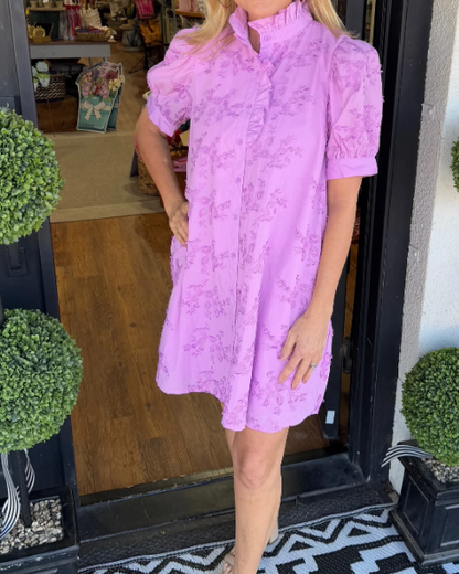 Breezy Embroidery Dress