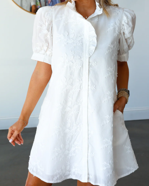 Breezy Embroidery Dress
