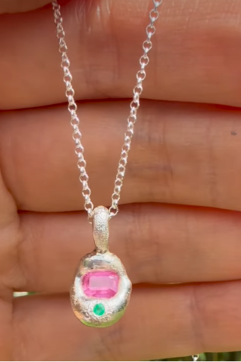 Irregular Gem Necklace