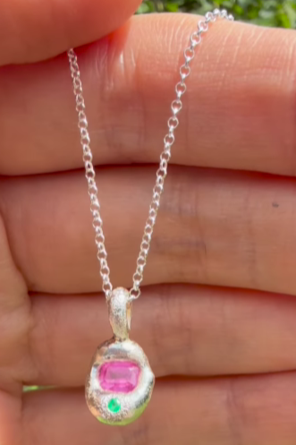 Irregular Gem Necklace