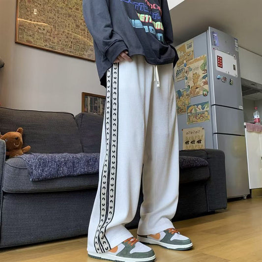 2024 new men's straight casual sweatpants