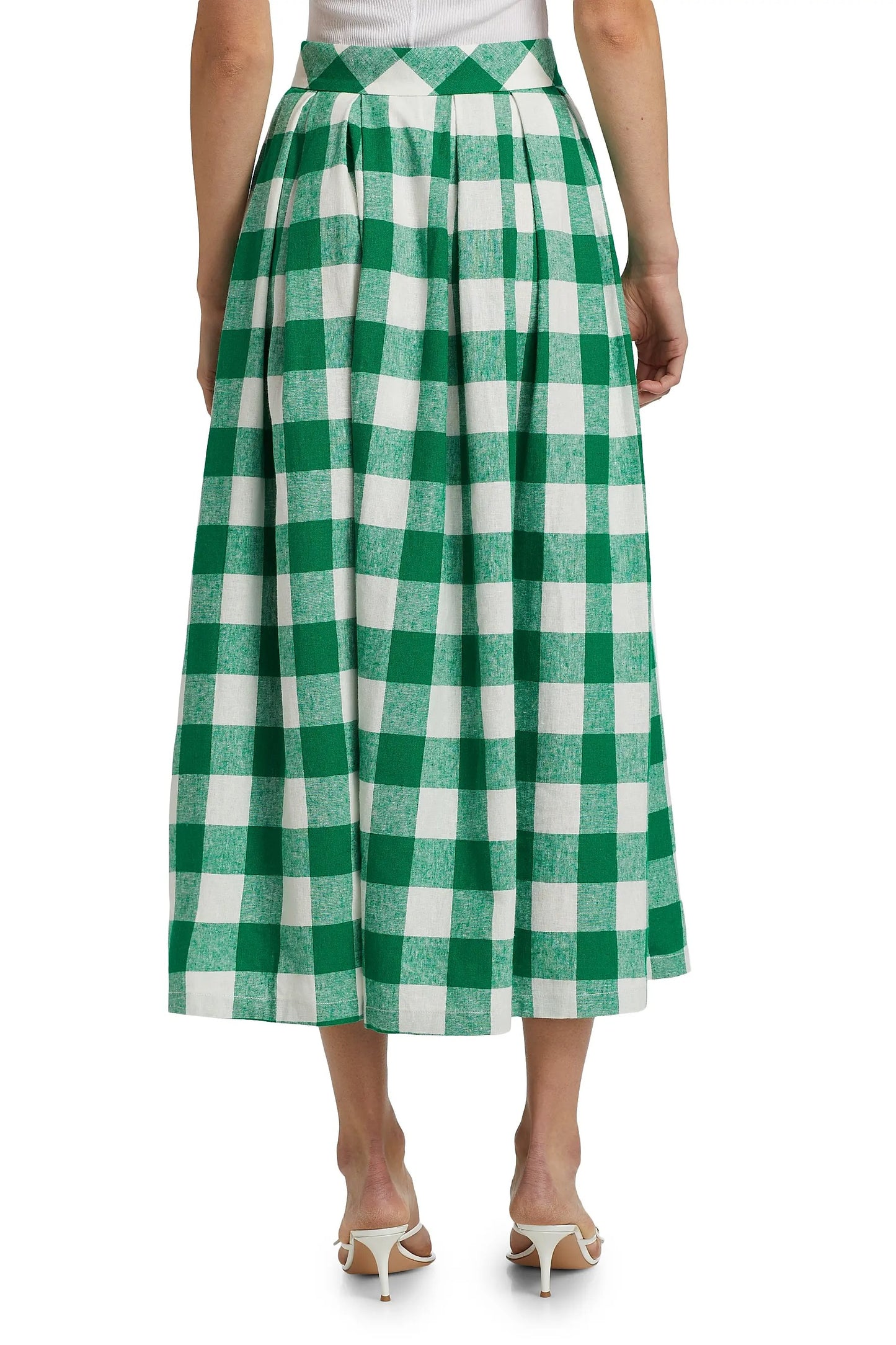 Green Plaid Skirt