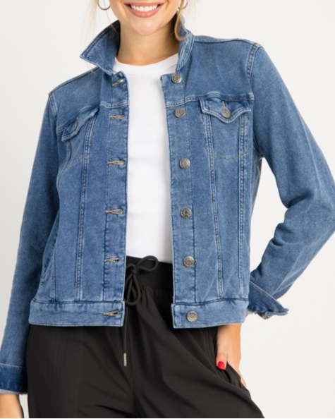 Soft Stretch Denim Jacket