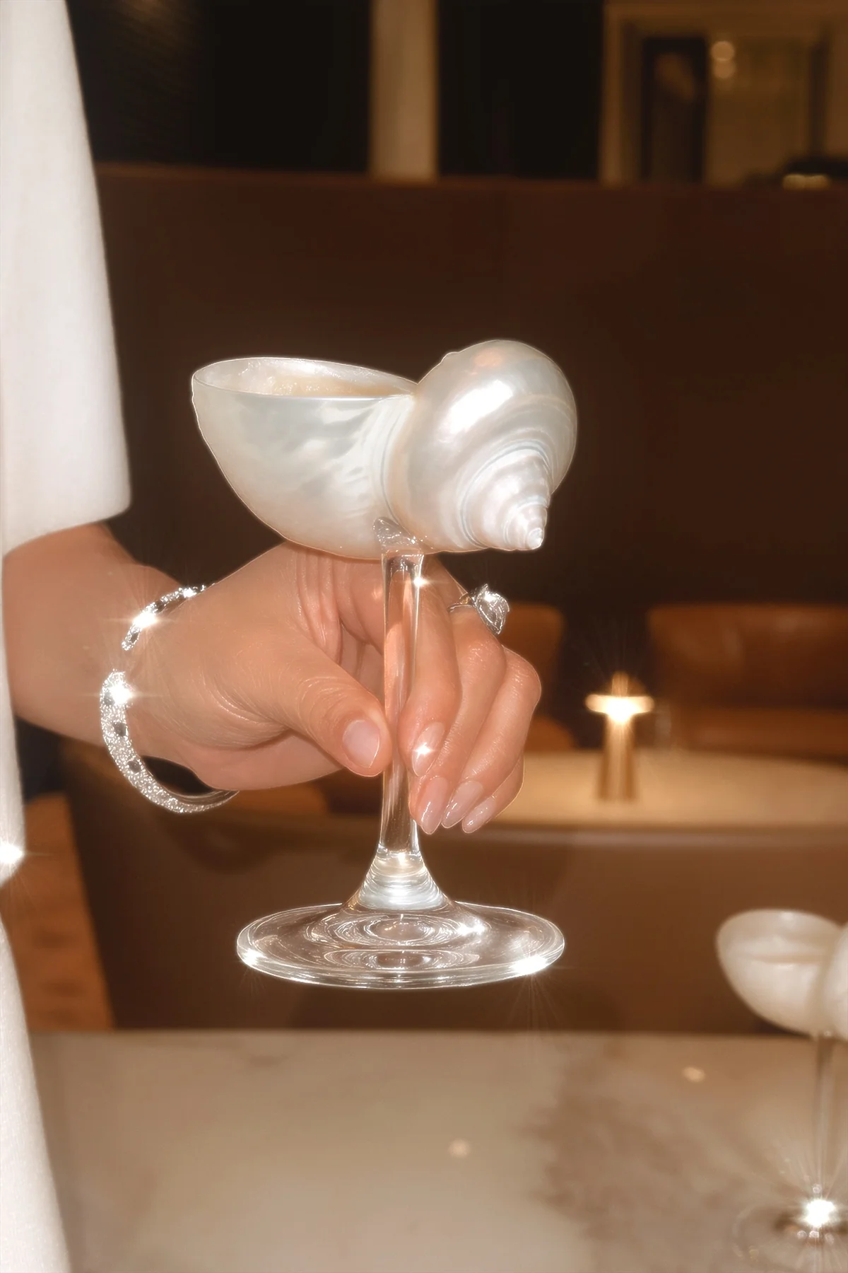 Shell Conch Wine Glass Creative Hand Gift Ornament Cup