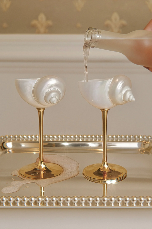 Shell Conch Wine Glass Creative Hand Gift Ornament Cup