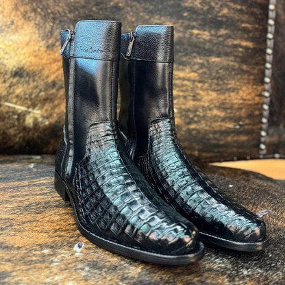 Classic Crocodile Cowboy Boots