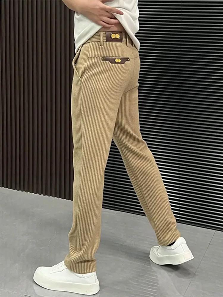 Fine knitting craftsmanship Simple soft trousers