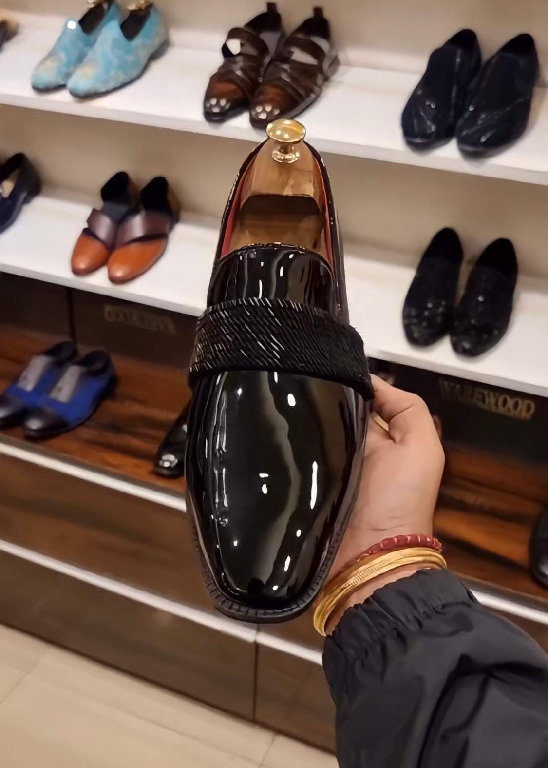 Men's Casual Patent Leather Shoes