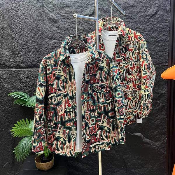 Ethnic Jacquard Vintage Jacket