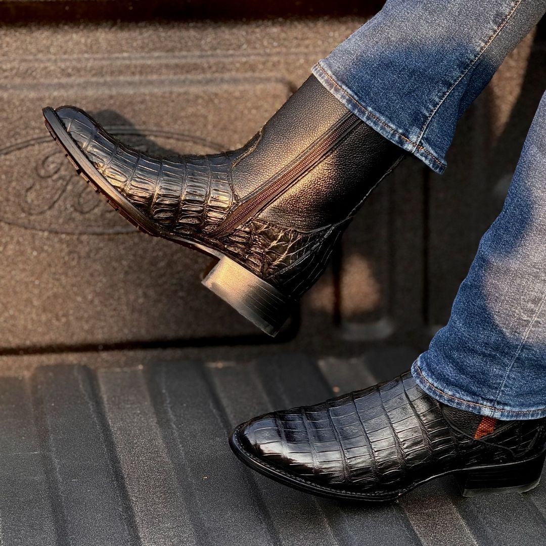 Men's Classic Alligator Cowboy Boots