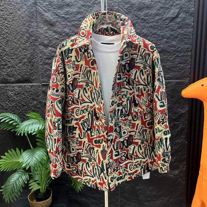 Ethnic Jacquard Vintage Jacket