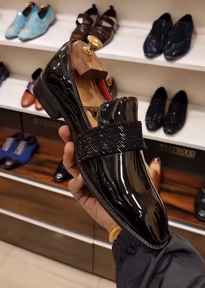 Men's Casual Patent Leather Shoes