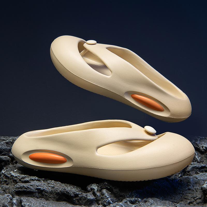 Men's thick-soled non-slip beach slippers