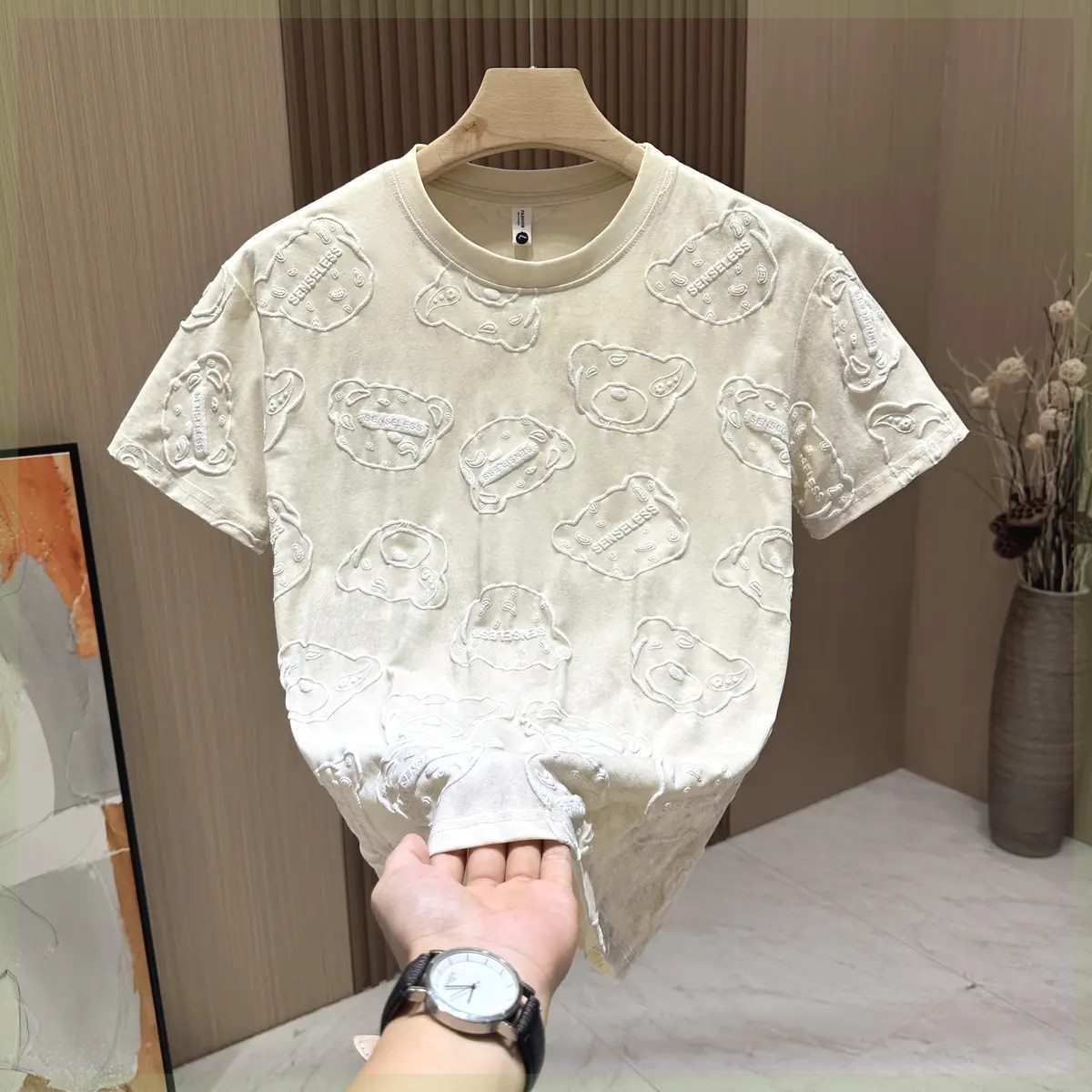 Men's trendy 3D printed T-shirt