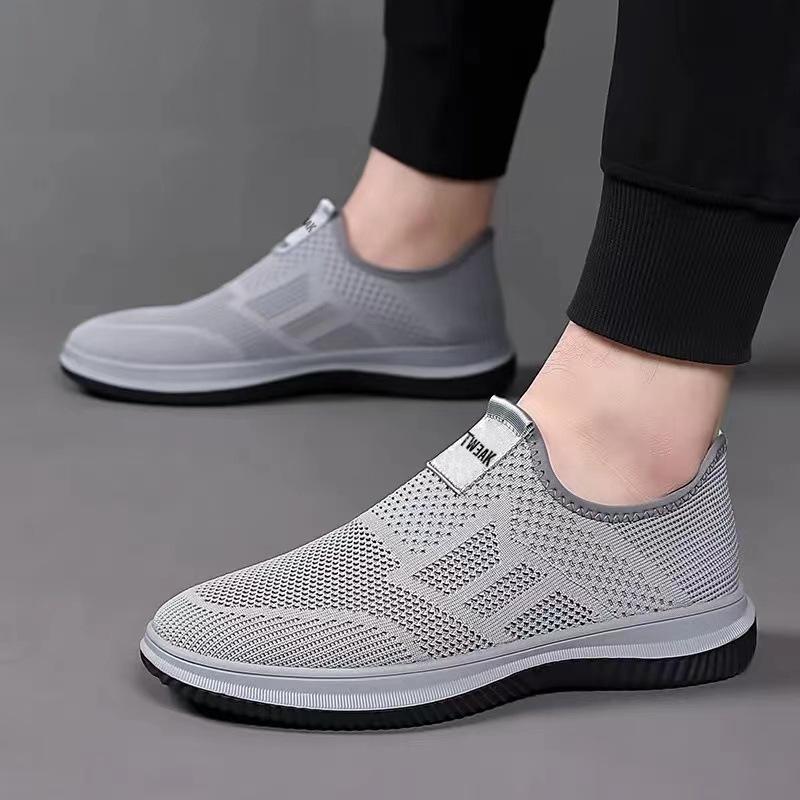 (⏰Last Day Promotion $6 OFF)Men's Loafers & Slip-Ons Flyknit Shoes Casual Daily   Breathable Walking Shoes(Buy 3 Free Shipping✔️)