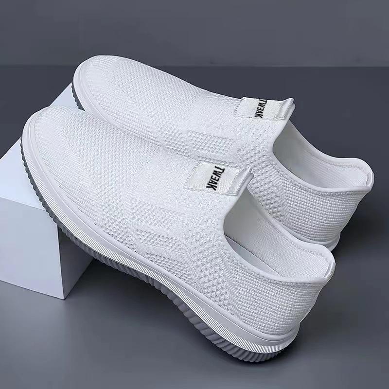 (⏰Last Day Promotion $6 OFF)Men's Loafers & Slip-Ons Flyknit Shoes Casual Daily   Breathable Walking Shoes(Buy 3 Free Shipping✔️)