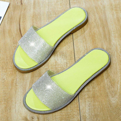 Spring and summer new women's rhinestone sandals