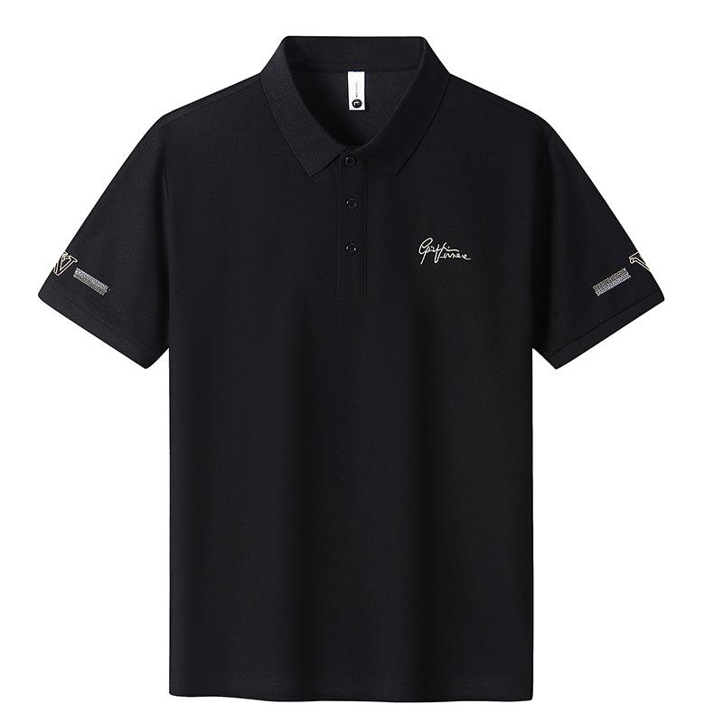 Men's embroidered monogram short sleeve shirt