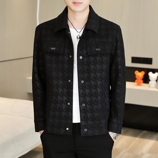 Simple high-quality textured jacket