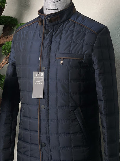 Men's Square Plaid Cotton-padded Jacket