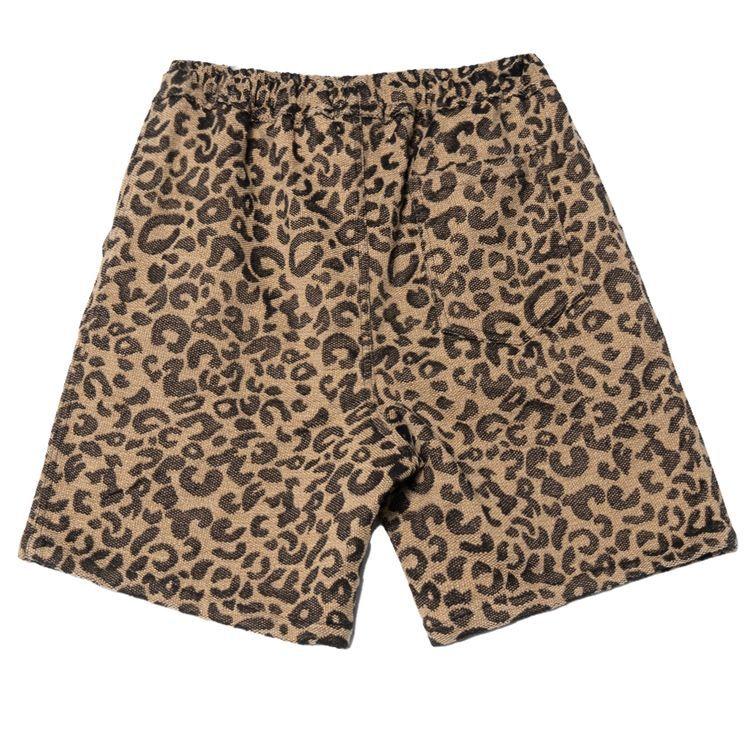 Men's Summer Leopard Print Casual Shorts