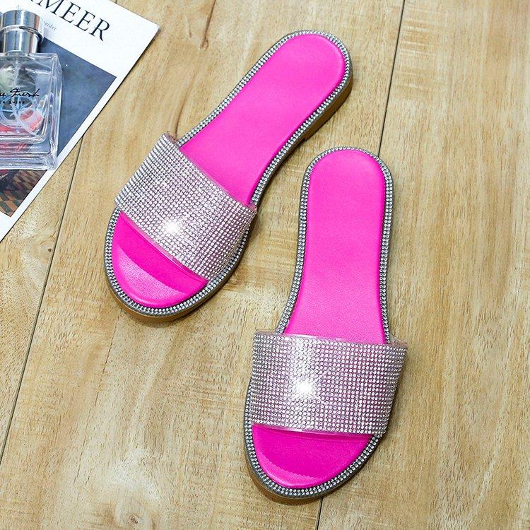 Spring and summer new women's rhinestone sandals