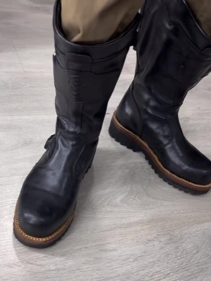 N1115 Men's new winter warm leather boots