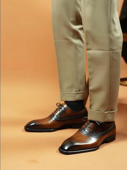 Derby elegant shoes