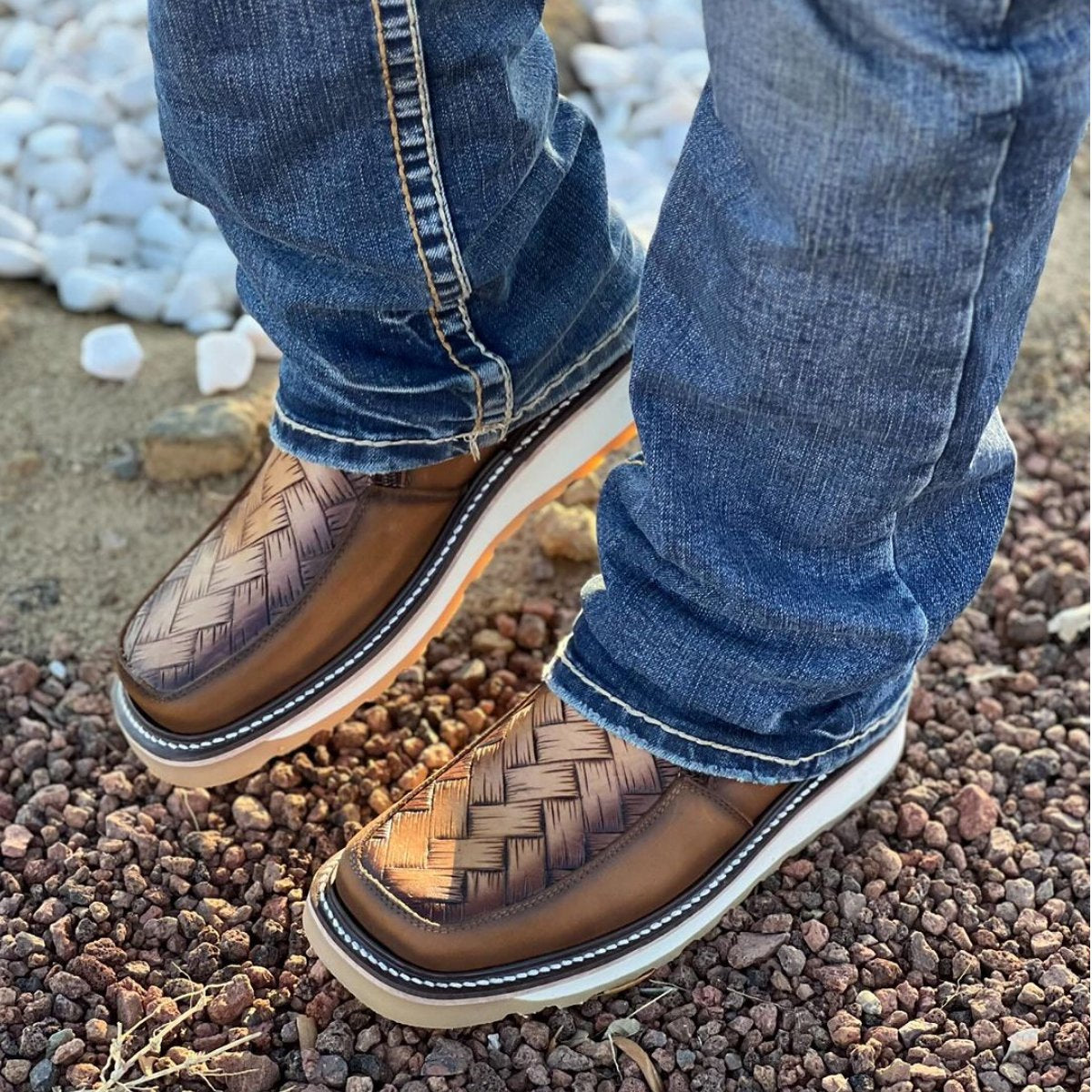 Men's Wooden Printed Boots