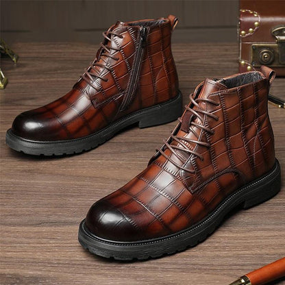 Men's Top Leather Ankle Boots