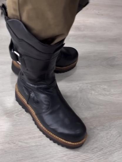 N1115 Men's new winter warm leather boots