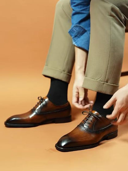 Derby elegant shoes