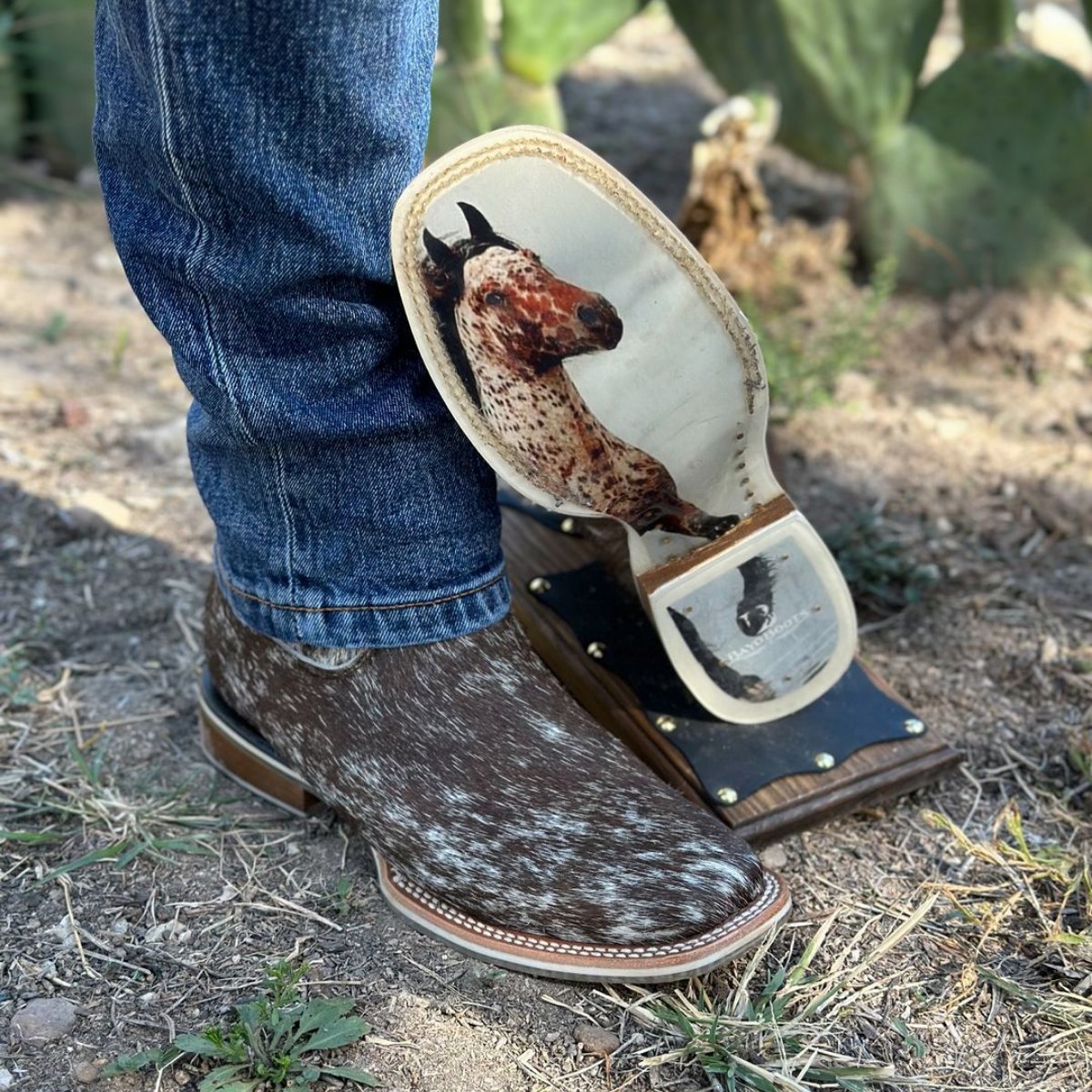 Elegant Horsehair Men's Boots