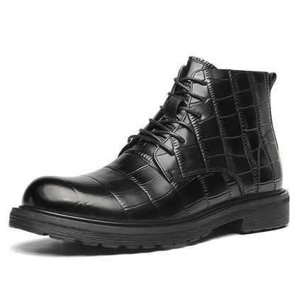 Men's Top Leather Ankle Boots