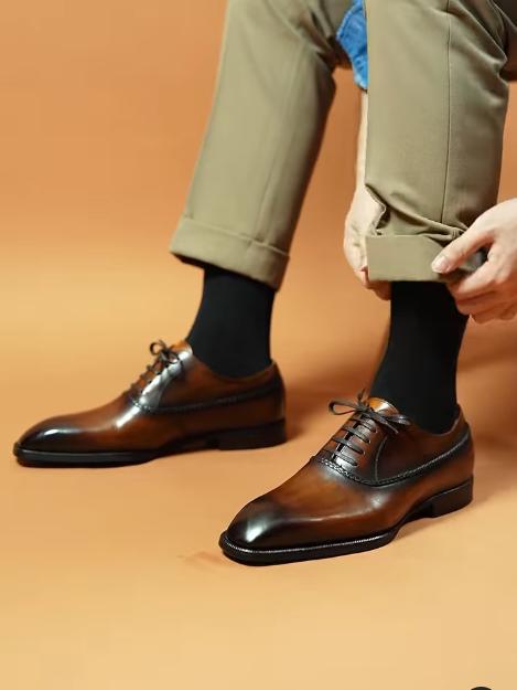 Derby elegant shoes