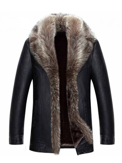 Men's Eco-friendly Fur Warm Coat