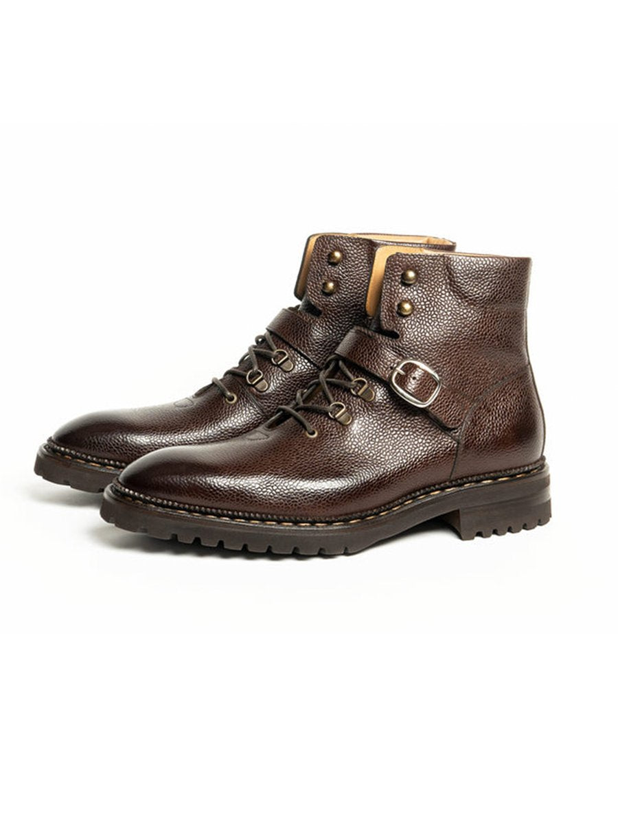 Carlos Santos 8975 Hiking Boot In Dark Brown