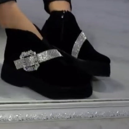 Turkish Black Diamond Shoes