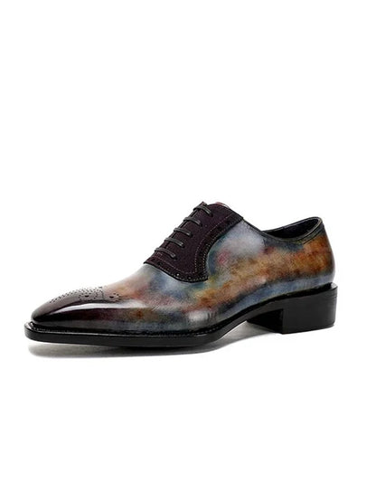 Galaxy Calfskin Fiddle Back Oxford Shoes