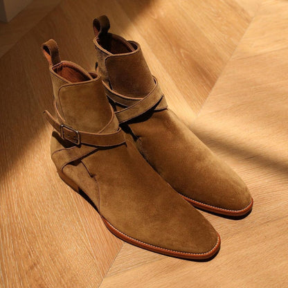 Italian Suede Chris Jodhpur Boots