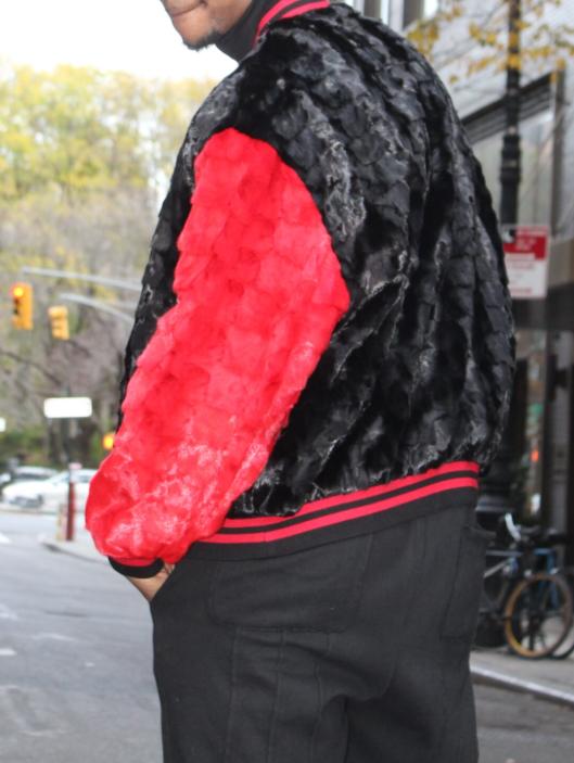 Pop Eco-friendly Fur Bomber Jacket